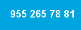 955 265 78 81 955 265 78 81